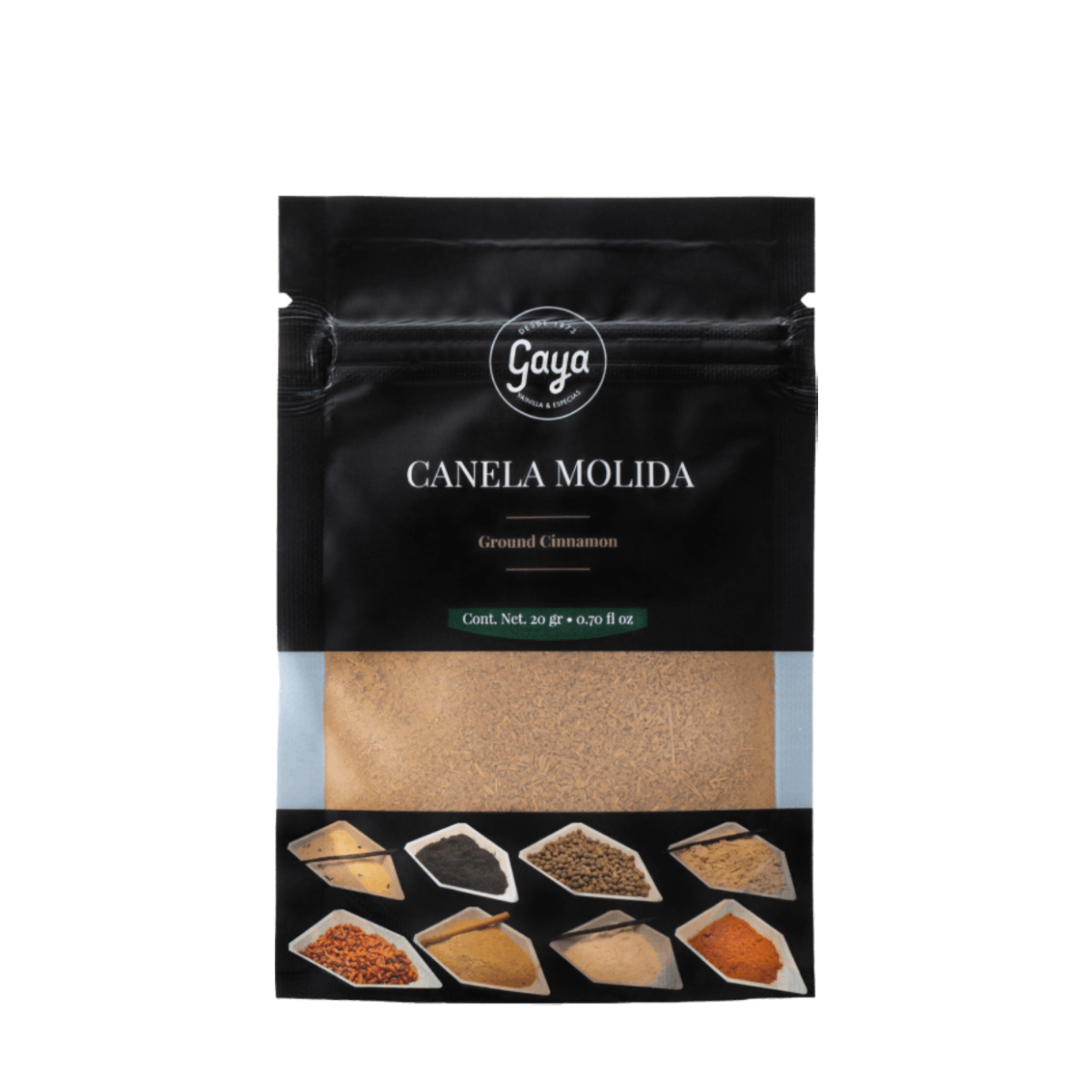 Canela-Molida-frontal Canela en Polvo Gaya