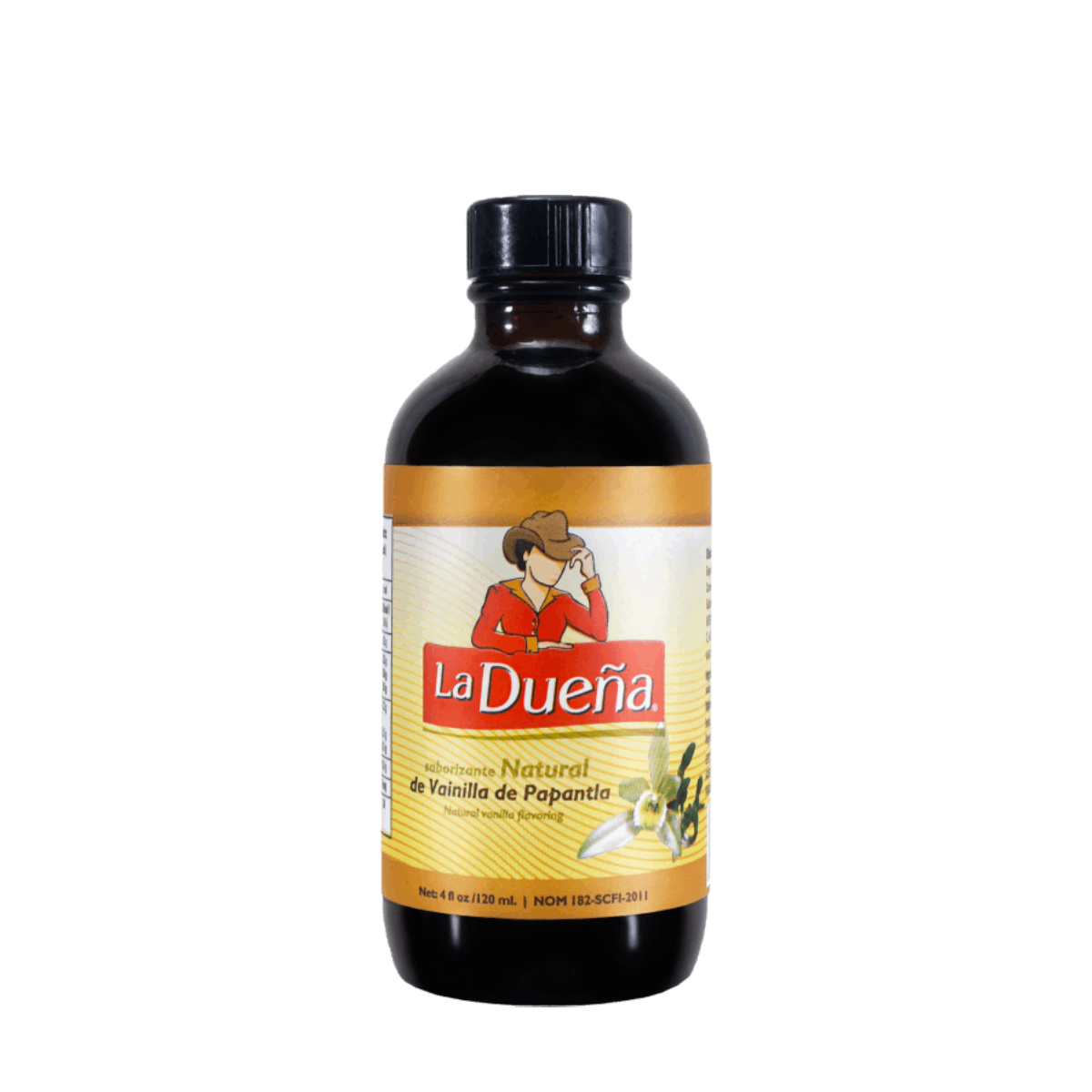 La-Duena-Saborizante-Natural-de-Vainilla-120ml-frontal Saborizante Natural de Vainilla La Dueña