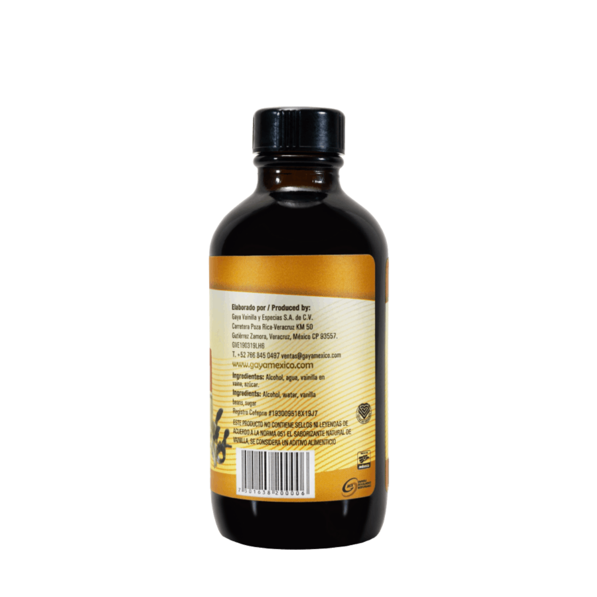 La-Duena-Saborizante-Natural-de-Vainilla-120ml-trasera Saborizante Natural de Vainilla La Dueña